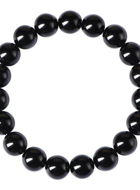 收藏级乌金黑曜石手链情侣礼物