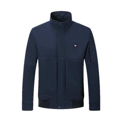 七匹狼立领提花夹克外套