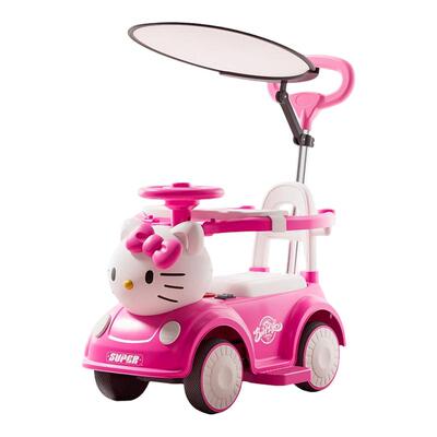 HelloKitty电动扭扭车手推溜溜车