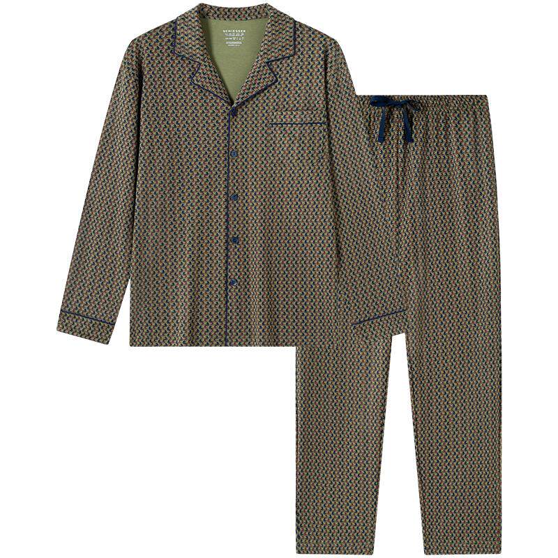 舒雅男士睡衣家居服套装上衣裤装