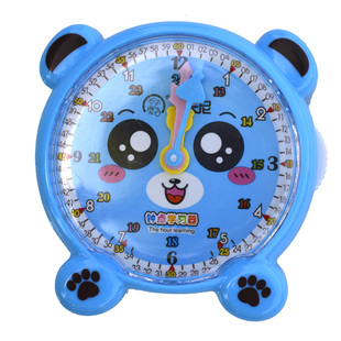 三针联动钟表学具一年级小学生钟点学习器幼儿教学认钟表模型教具