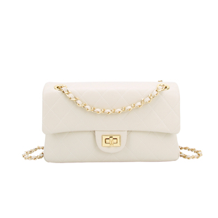 稻草人女包包女款2026新款斜挎包女牛皮高级感轻奢小众真皮小方包