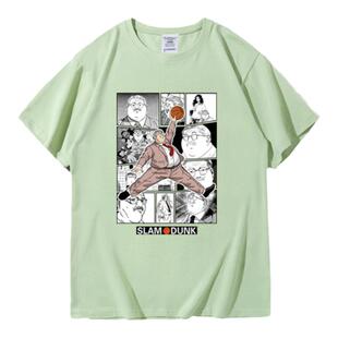 哈登同款联名短袖球衣灌篮高手周边篮球大码动漫樱木花道纯棉T恤