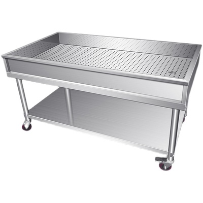 卤肉熟食分拣台加厚不锈钢结实