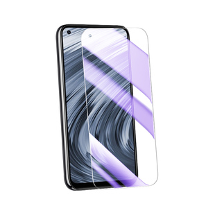 适用真我v15钢化膜5G全屏覆盖防爆玻璃保护realmev15手机膜全包边抗蓝光屏保防摔oppo刚化膜高清防指纹无白边