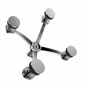 304不锈钢玻璃爪件200型驳接爪雨棚支架钢梁支撑架玻璃固定爪配件