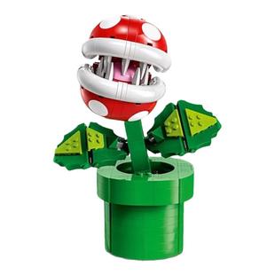 新款马里奥问号箱吞食花男孩拼装积木玩具男女孩子酷霸王超级玛丽