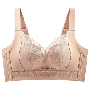 小胸平胸聚拢显大无钢圈内衣防下垂无痕调整型罗丽丝收副乳文胸罩