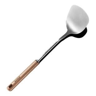 苏泊尔锅铲家用316L不锈钢炒菜铲子迷你小锅铲木柄把汤勺厨具套装