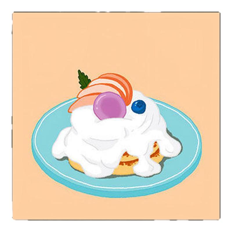 烘焙奶油蛋糕甜品店ins装饰画