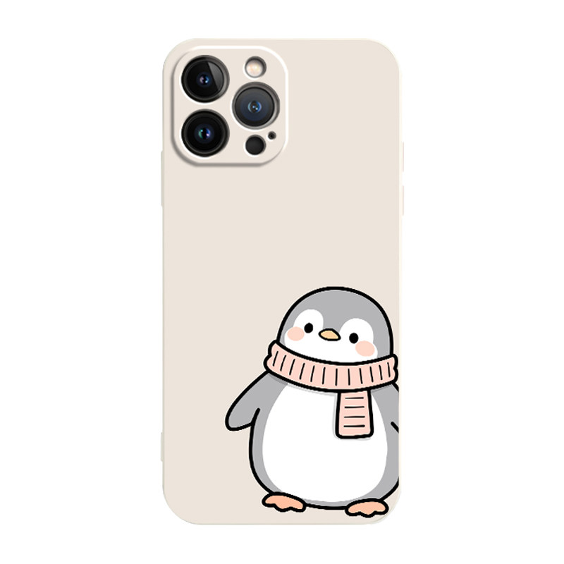 小企鹅iPhone16手机壳小众防摔