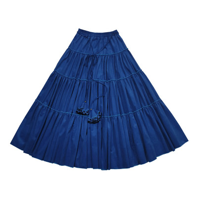 素心长裙a字显瘦大摆跳舞半身裙