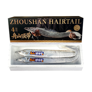 高端舟山带鱼礼盒旗舰店过年送礼特产年货东海宁波特大小眼油带鱼