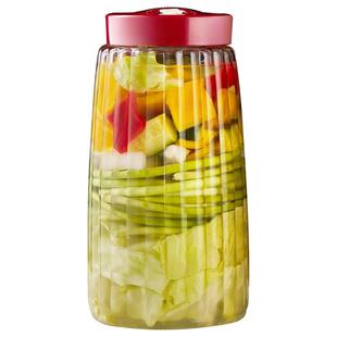 玻璃家用泡菜坛子腌菜酵素瓶咸菜酸菜腌制发酵罐食品级密封储物罐