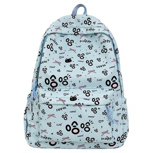 YZ原创书包初中女生可爱搞怪小众不撞款背包旅游轻便高颜值双肩包
