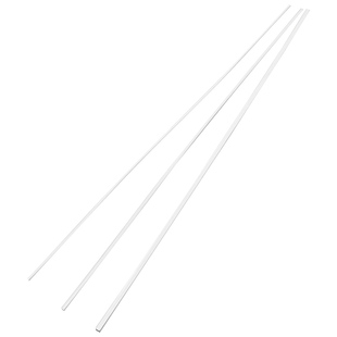 恒辉模型 ABS白色改造棒 模型改造工具 实心空心圆棒方棒 多规格