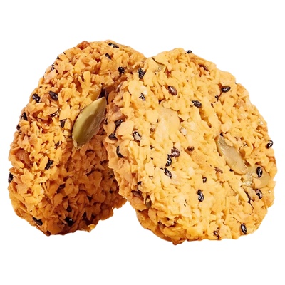 南瓜子燕麦脆片无蔗糖早餐能量饼干营养谷物坚果饱腹代餐健康零食