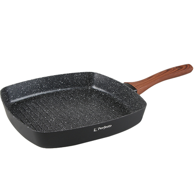 Perfecto方形家用平底锅不粘锅炒菜锅煎蛋煎牛排电磁炉55-260141