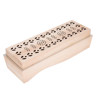 督脉灸工具铺姜灸盒龙骨灸艾绒隔姜灸中医艾灸器具木制大号艾灸箱