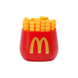 薯条封口夹厨房食品零食调料密封夹可爱磁吸冰箱贴麦门收纳盒笔筒