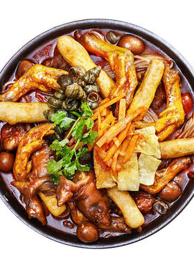 螺霸王鸭脚煲1050g广西特产美食