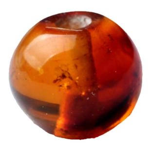 抚顺琥珀散珠天然植物灵草珀单颗金珀手串蜜蜡单珠配珠配饰隔珠子