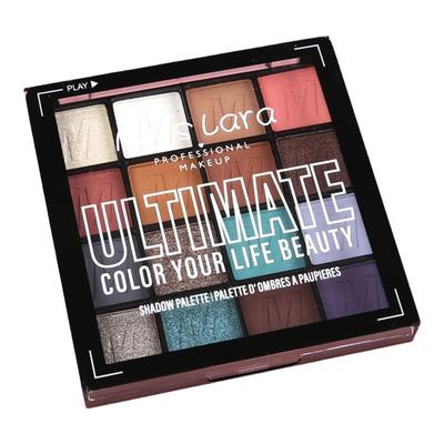 16色眼影哑光高光一体盘细闪彩虹