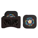 电木茶杯垫防烫茶杯托办公室隔热垫茶道杯垫高档功夫茶具配件套装