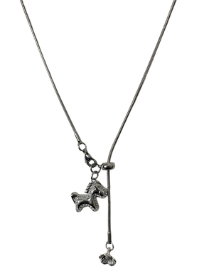 马上有钱小马抽拉项链本命年配饰