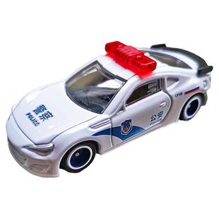儿童合金厚金属小汽车精致耐摔仿真迷你模型警察消防工程套装玩具