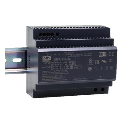 明纬HDR-150导轨开关电源12V24V