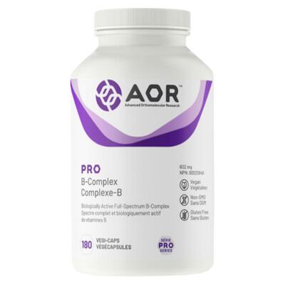 加拿大 AOR Pro B Complex 专业级活性 维生素B族 代谢支持