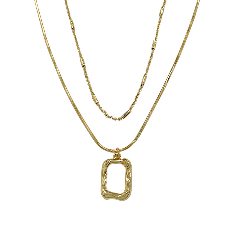 恋物集项链耳环女2023年新款潮小众设计感高级毛衣链锁骨链配饰品