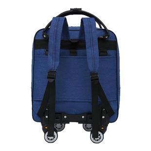 拉杆包旅行包大容量可拆卸万向轮防水双肩背包行李包登机包旅行袋