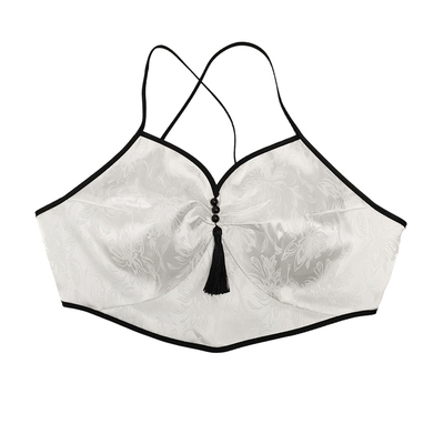 新中式国风美背吊带抹胸带胸垫