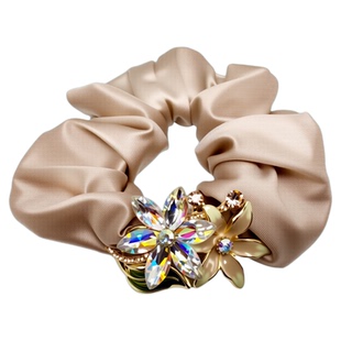 高品质水晶花2026新款大肠发圈正流行的发饰扎头发头绳轻奢风皮筋