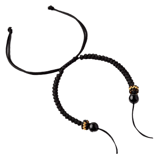 可调节红绳手链半成品DIY字母转运珠手绳可穿珠金刚结编织绳男女