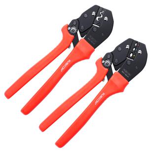 rubicon罗宾汉进口端子压接钳棘轮省力绝缘铜耳冷气铜管压线钳子