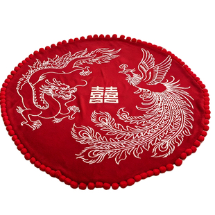 首发 龙凤呈祥玫瑰花束毛毯A类半边绒送新人实用结婚大气创意礼物