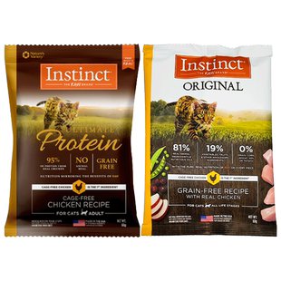 【U先试用】Instinct天然百利高蛋白无谷鸡全猫成猫粮试吃装60g*2