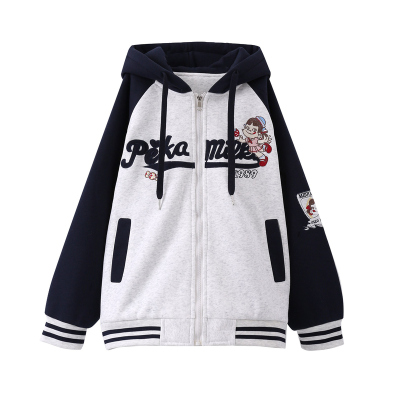 女童秋冬季加厚夹棉棒球服外套
