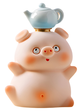 可爱小猪树脂盲盒手办摆件礼物