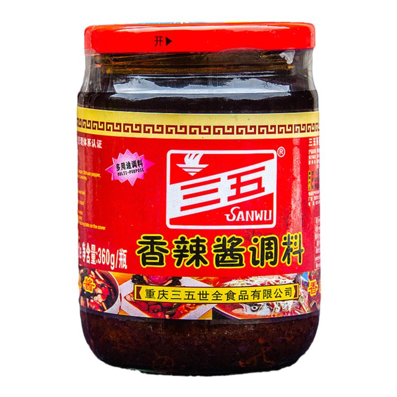 调料三五重庆香辣酱调味品多用途