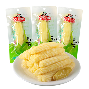 吉食道泡椒味玉米笋24g每袋独立小包装开袋即食低脂辣味休闲零食
