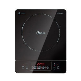 美的电磁炉家用灶炒菜锅一体智能多功能小型宿舍火锅电池炉套装