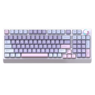 黑吉蛇H98无线蓝牙三模侧灯机械键盘2.4G有线混光热插拔家用商务