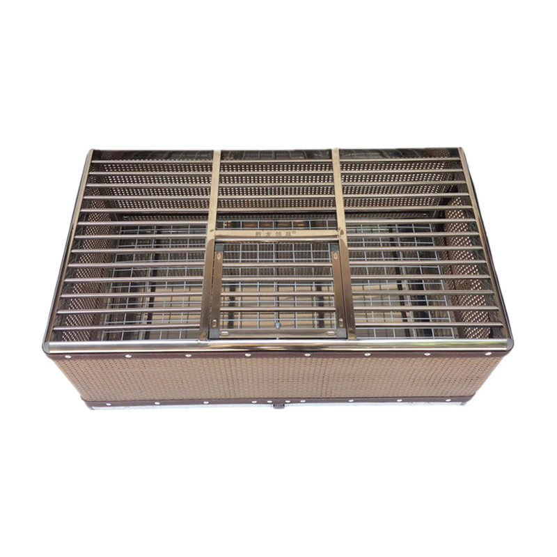 鸽子笼信鸽放飞笼赛鸽训放笼放鸽笼训鸽具用品藤笼不锈钢折叠包邮