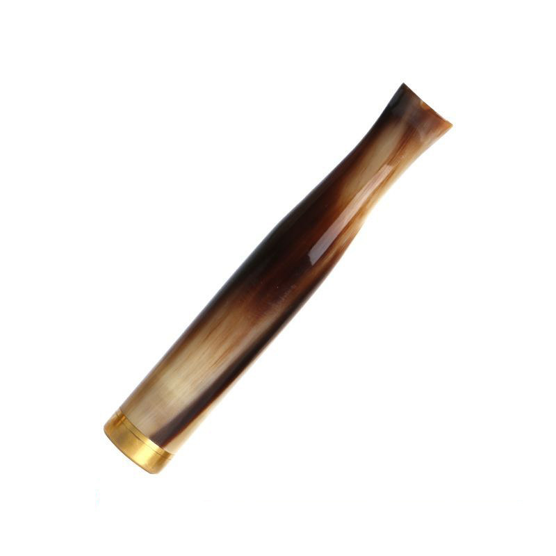 新款天然牦牛角烟嘴过滤器男粗中细三用循环可拆洗高档焦油过滤嘴