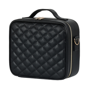 OBOX带镜子化妆包2026新款便携式大容量旅行出差化妆品分区收纳盒