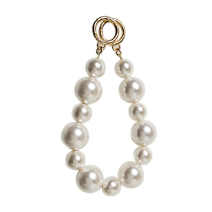 青蛙腋下包配饰高档大珍珠链条装饰条diy包包手提短肩带配件单买